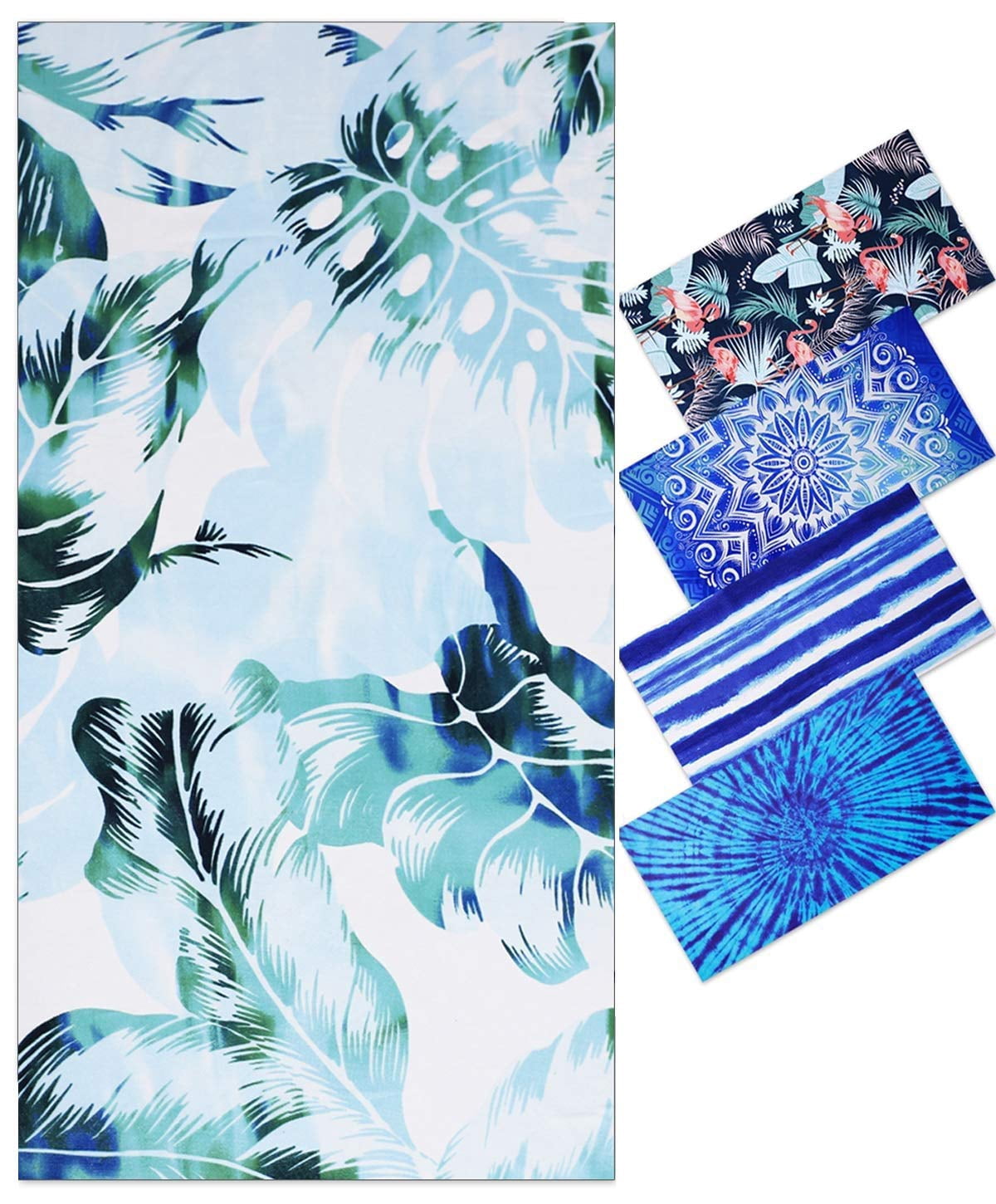 Microfiber Giant Beach Towel - Riviera main image 0