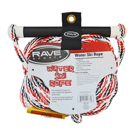 75' 1-Section Ski Rope w/NBR Smooth Grip- Promo