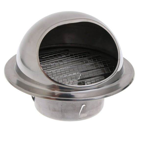 75/100/150/200mm Stainless Steel Roof Ventilator Wind Turbines Air Vent Ventilator Roof Ventilation Fan Pipefit