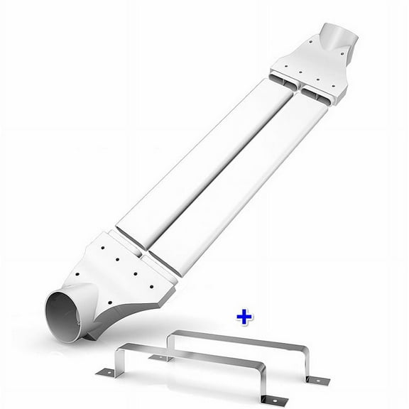 75 - 200mm Cross Girder Ventilation Duct Cross Beam Flat Air Duct Flat Oval Tubing Transitioner Total Heat Exchanger HVAC Duct