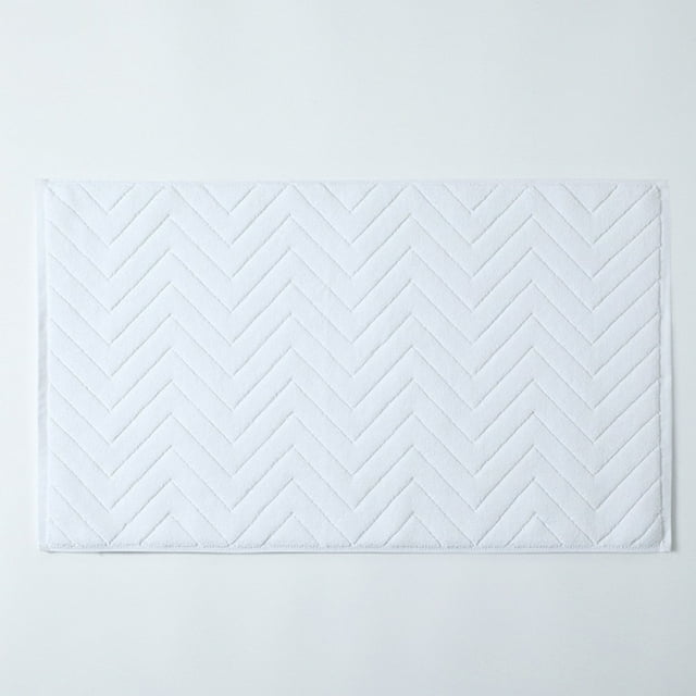 75×45cm Cotton Luxury Bath Mat - Soft, Absorbent for Hotel SPA Shower