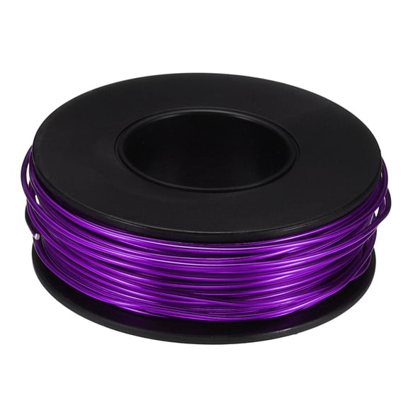 Uxcell 75.5ft Aluminum Wire, 1Pc Jewelry Wire Aluminum Craft Wire 1mm 18 Gauge Wire for Jewelry Making Crafting, Purple