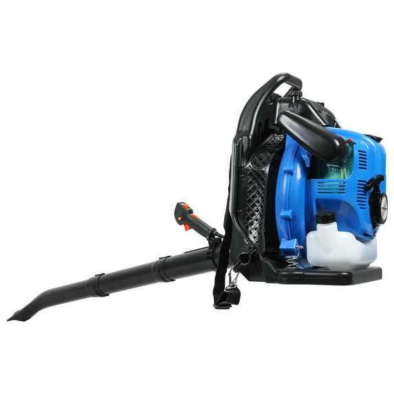 75.6CC 4-Cycle Backpack Leaf Blower Gas Powered with 75.6CC Engine, 750CFM Tornado-Like Airflow, Adjustable Speed, Ergonomic Design for Effortless Leaves, Snow