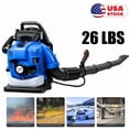 thumbnail image 1 of 75.6CC Gas Leaf Blower Backpack 900CFM 4-Stroke Ergonomic Harness System 210MPH Low Vibration and Cruise Control Powerful Gas Blowers for Lawn Yard Care Gifts for Dad, 1 of 10