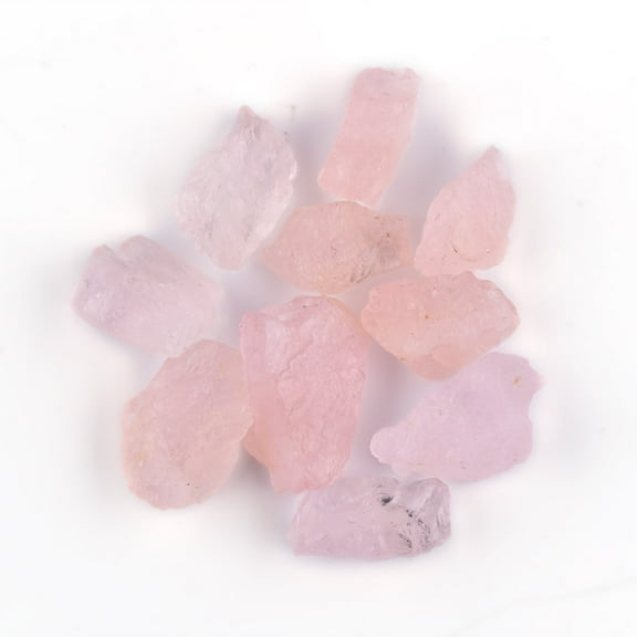 75 Carats AA Natural Raw Pink Morganite Rough Rock Crystal Gemstone, Chakra Healing Energy Birthstone Crystal for Jewelry Making Supplies, Gift for her, DIY Crafts Wholesale Bulk "Good Luck" Stone
