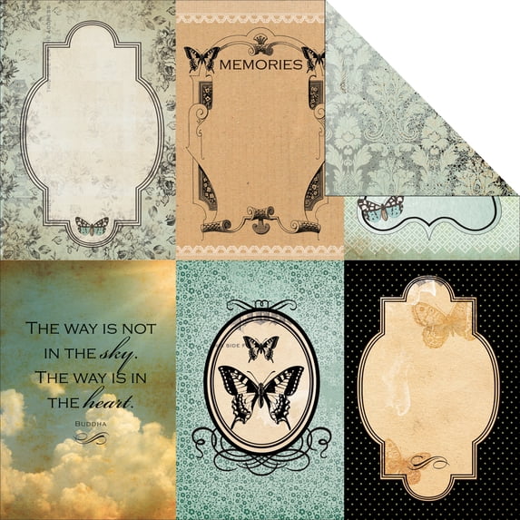 75 Cents Double-Sided Paper 12"X12"-Guinea, Pk 20, Kaisercraft