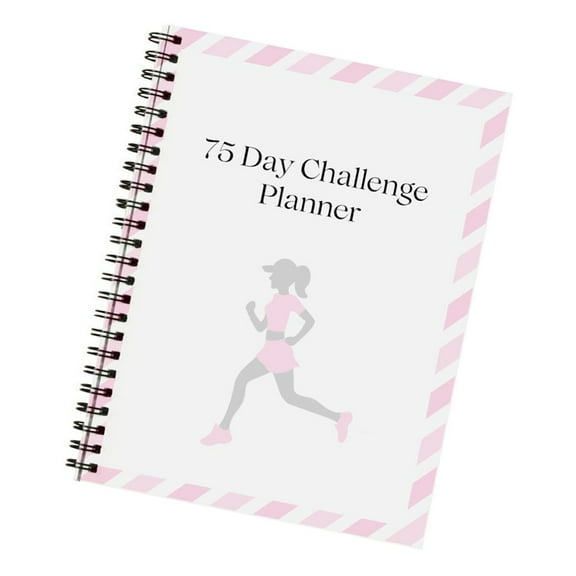 75 Day Challenge Planner Journal Fitness Reading Diet Tracking Journal Notebook