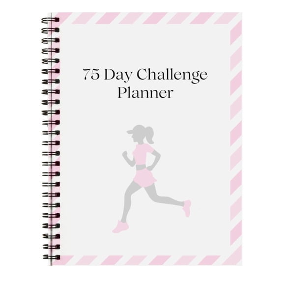 75 Day Diet Journal Planner,Daily Challenge Notebook with Checklists for Beginners,for 75 Day Diet Journal Planner with Checklists Prompts,Hecnuo