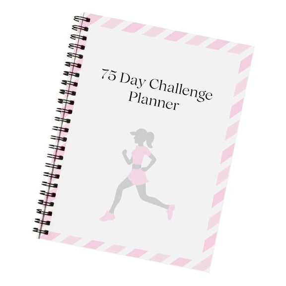 75 Day Planner Twin Coil Binding Fitness Planner 75 Day Tracking Journal For Workout Reading Diet Scheduling Planning