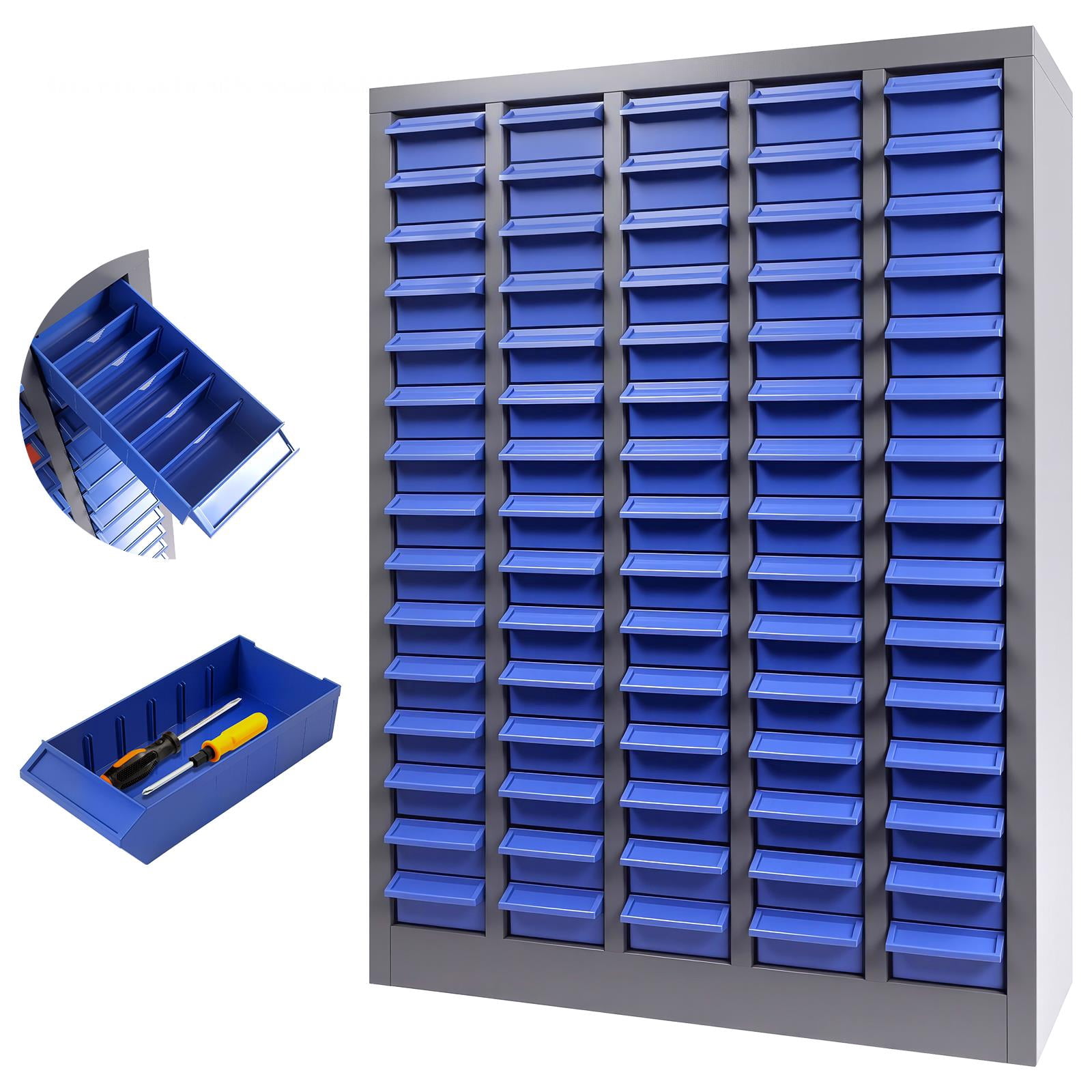 75-Drawer Heavy Duty Cold Rolled Steel Parts Cabinet, Hardware ...