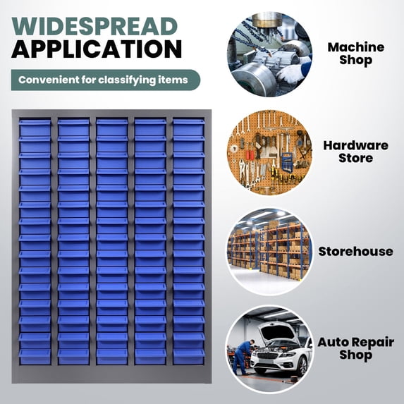 75 Drawers Parts Cabinet, Bolt and Nut Tool Storage Cabinet, Hardware Storage Cabinet with ABS Material Drawer, Part Cabinet Organization, Plastic Drawers for Auto Repair Shop