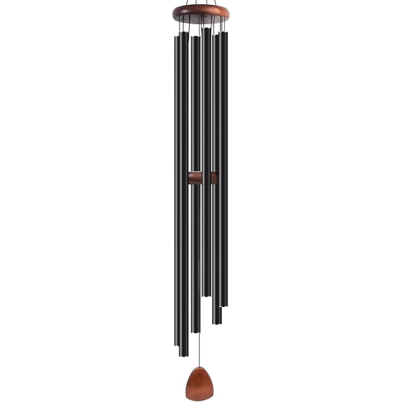 75" Extra Large Wind Chime for Outside Deep Tone, 6 Heavy Duty Tubes Aluminium Metal Extra Large Wind Chimes, Decoration for Garden, Patio, Yard, Gift for Mother's Day