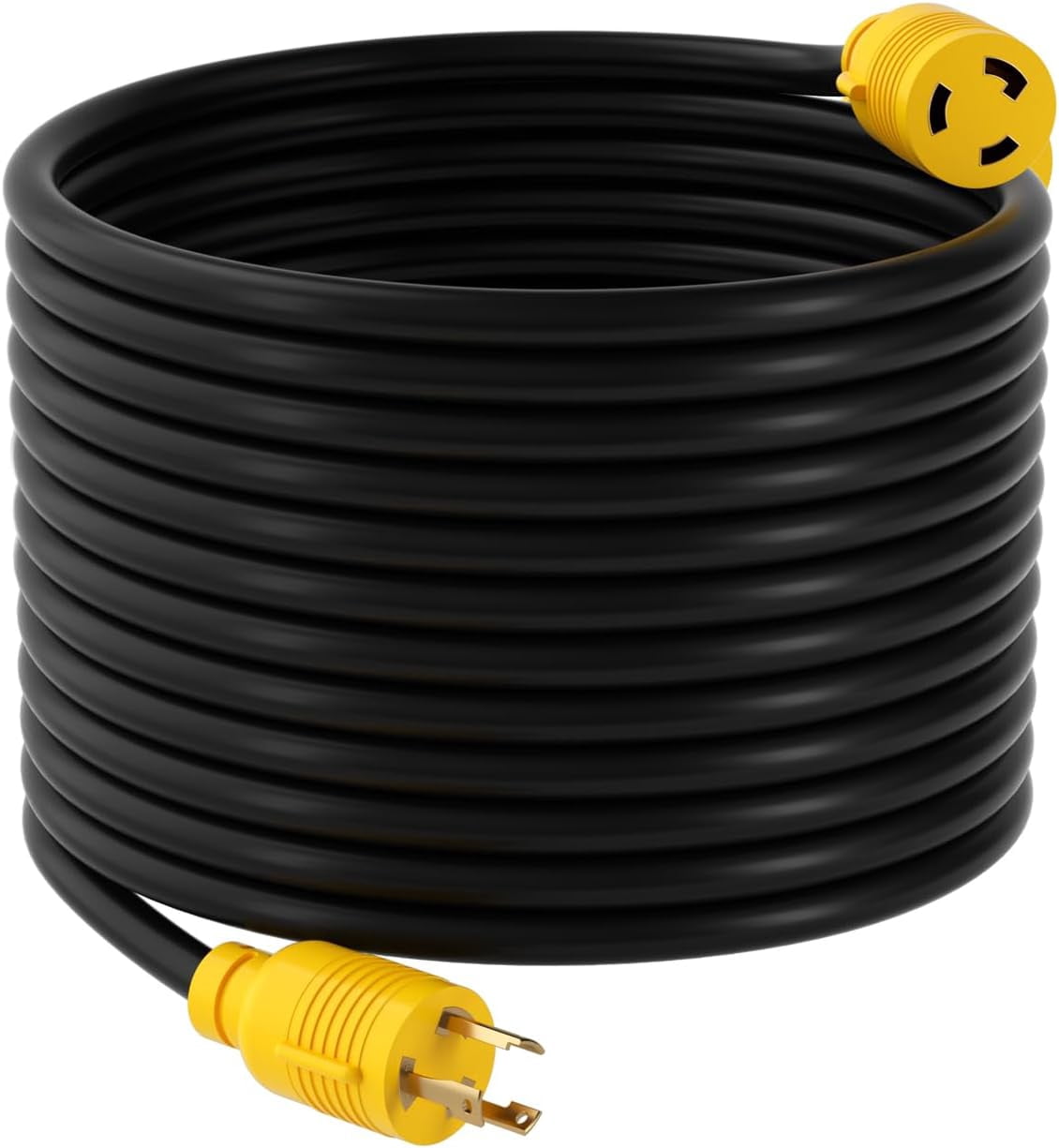 75 Feet NEMA L530P/L530R Generator Extension Cords3 Prong Heavy Duty