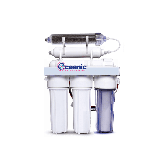 75 GPD | Portable Reverse Osmosis Dual Outlet Use (Drinking + 0 TDS Aquarium Reef / Deionization) Water Filtration System