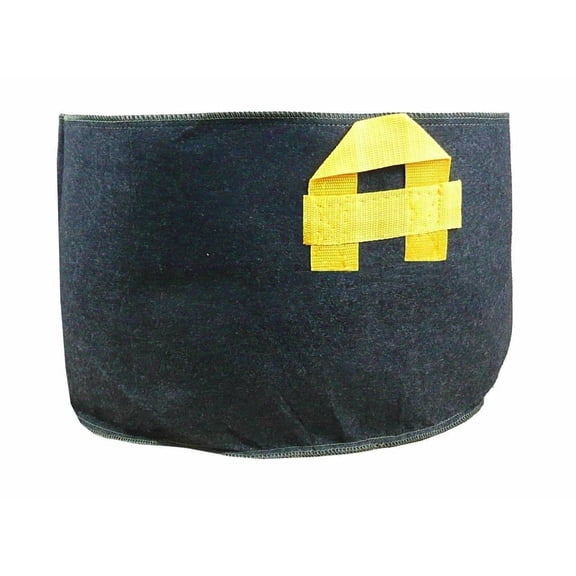 75 Gallon Black Fabric Grow Bags with Handles, 5-Pack Planting Pots