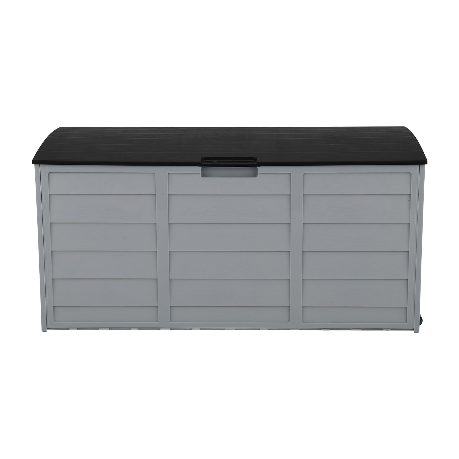 75 Gallon Lockable Outdoor Storage Deck Box for Garden Tools, Cushions \u0026 Toys - Weatherproof \u0026 Durable for Patios