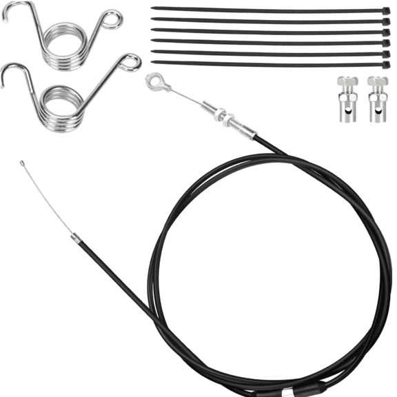 75" Go Kart Throttle Cable Kit - Compatible with Predator 212cc 196cc Engine, Durable Throttle Line with Spring for Mini Bike Go Kart Modification Parts