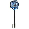 thumbnail image 1 of Evergreen 75 H Solar Wind Spinner, Blue Waves- Fade and Weather Resistant Outdoor Decor for Homes, Yards and Gardens, 1 of 7