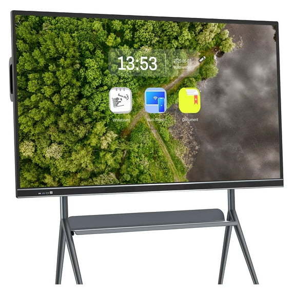 OmninexHub 75 Inch Interactive Whiteboard, 1080p Touchscreen Smart ...
