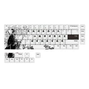 75 Key Mechanical Keyboard Keycaps Set in Original Profile Chinese Three Kingdoms Culture Charecters for 60% 61 64 68