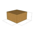thumbnail image 1 of 11x11x6 Kraft Brown Corrugated Shipping Boxes, 32 ECT, Qty 75, 1 of 3