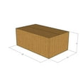thumbnail image 1 of 20x12x8 Kraft Brown Corrugated Shipping Boxes, 32 ECT Single-Wall, Qty 75, 1 of 3
