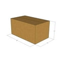 thumbnail image 1 of 75 - (LxWxH) - 24x14x12 - 32 ECT New Corrugated Boxes, 1 of 4