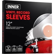 75 Pack 12-inch Inner Vinyl Record Sleeves 1.18mil Thick Rice Paper Storage Covers Anti-Static Moisture Protection & Scratch-Resistant