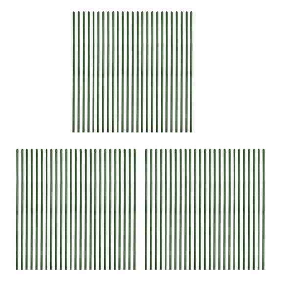 75 Pack Garden Stakes Metal Plastic Coated Plant Cage Supports Climbing for ,Trees,Cucumber,Fences,Beans,40cm