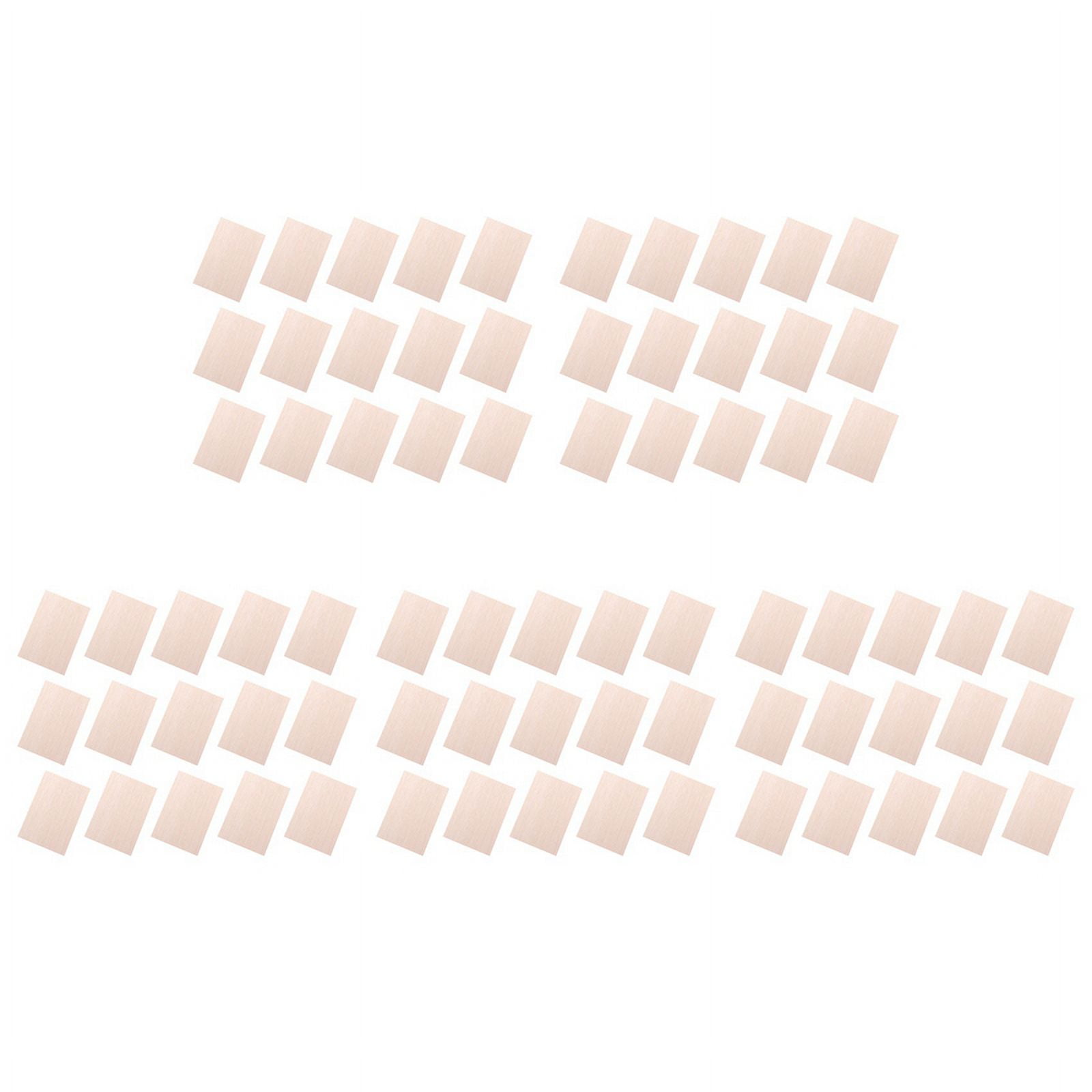 75 Pack Unfinished Wood Sheets,Wood Thin Wood Board for House Aircraft