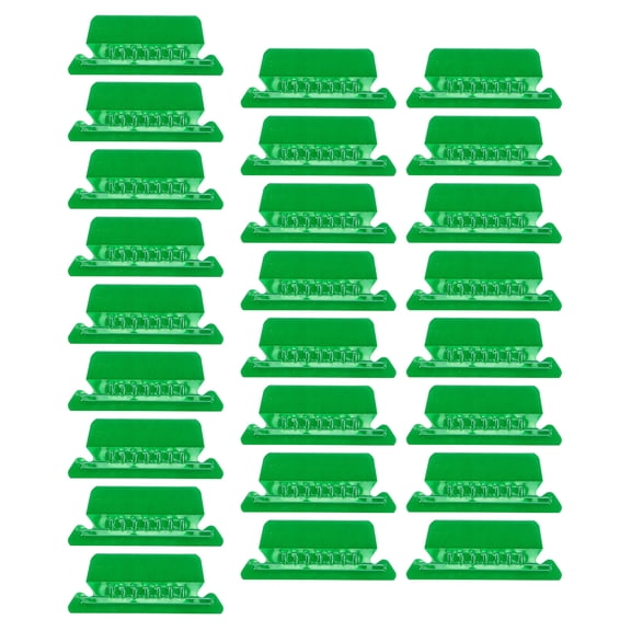 75 Pc 3 Inch Clear Hanging Folder Tabs,Hanging File Folder Tabs,Clear Tabs for Hanging File Folders for 3 1/2 Inch Hanging File Folders with Tabs Office Hanging Files,Quick Identification(Green)