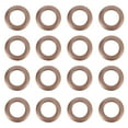 75 Pcs Curtain Ring Hook Reusable Sliding Ring Curtain Rod Protectors