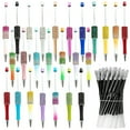 thumbnail image 1 of 75 Pcs DIY Diamond Beadable Pen Kit , 25 Plastic Rhinestone Beaded Pens Bulk with Refills & Bags, 1 of 5