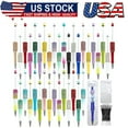 thumbnail image 1 of 75 Pcs DIY Diamond Beadable Pen Kit - 25 Plastic Rhinestone Beaded Pens Bulk, 1 of 9