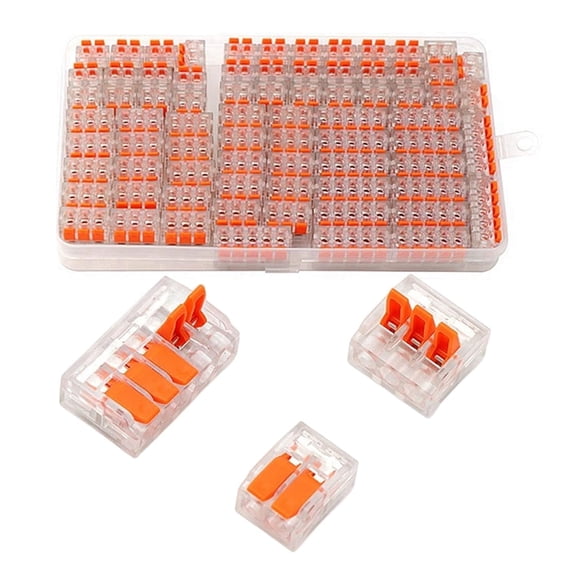 75 Pcs Lever Wire Connector Assortment Kit,Diy Wire Connectors(28-12 Awg),2/3/4 Port Push-in Electrical Connections Terminals