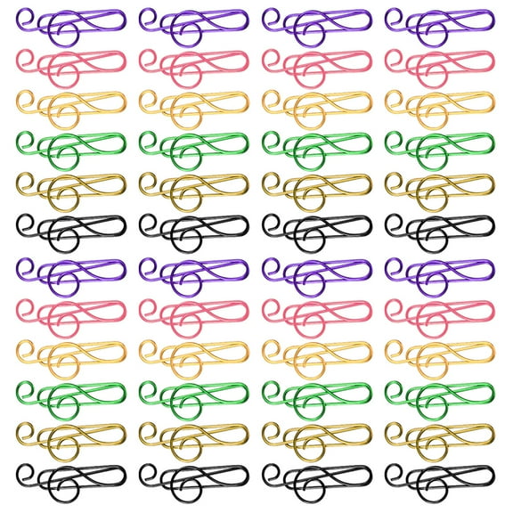 75 Pcs Note Paper Clip Holder Jumbo Binder Clips Fasteners Office Student