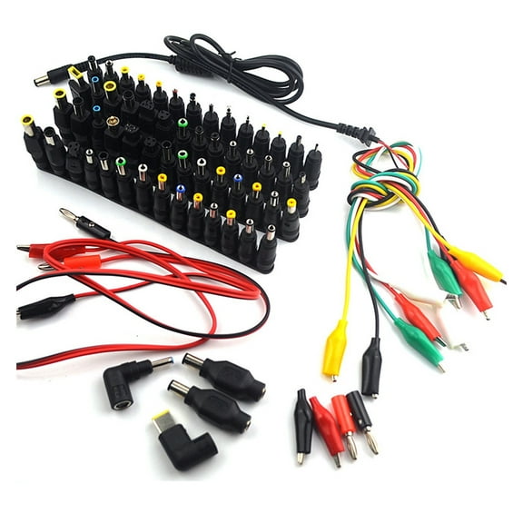 75 Pcs Universal Laptop DC Power Supply Adapter Connector AC DC Conversion Head Jack Charger Connectors Laptop Power Adapte ,Low-loss