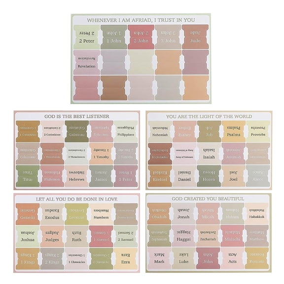 75 Pcs Vinyl PVC Earth Tone Gold Foil Decorative Tabs Laminated Index Stickers 5 Sheets For DIY