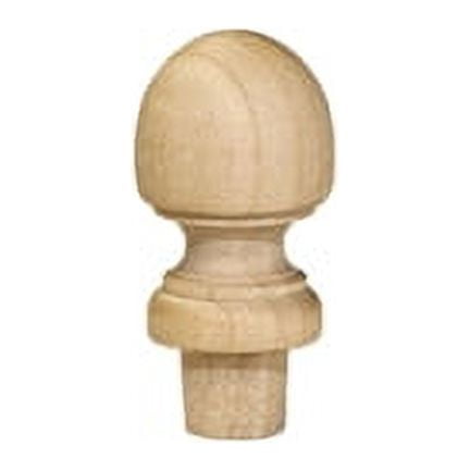 75 Pcs of 1-1/2" Wooden Finials 1-1/2" tall x 3/4" wide 3/8" tenon; Height includes tenon