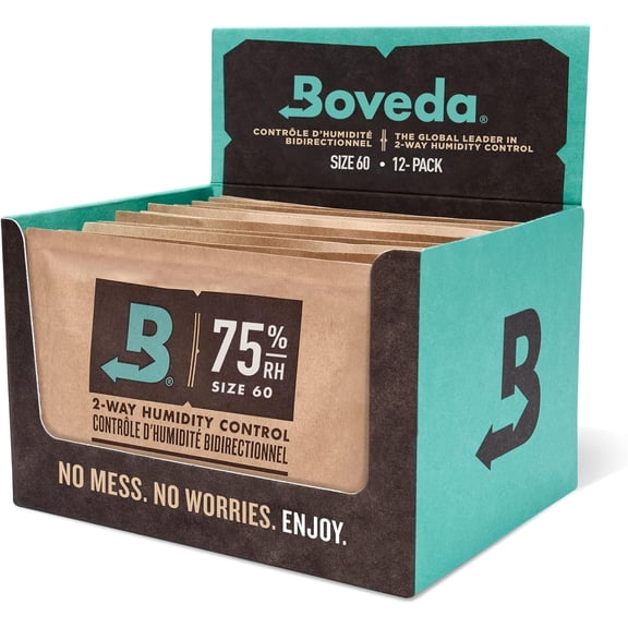 75 Percent Two Way Humidity Control Packs Size 60 12 Pack Moisture Absorbers Individually Wrapped Hydration Packets