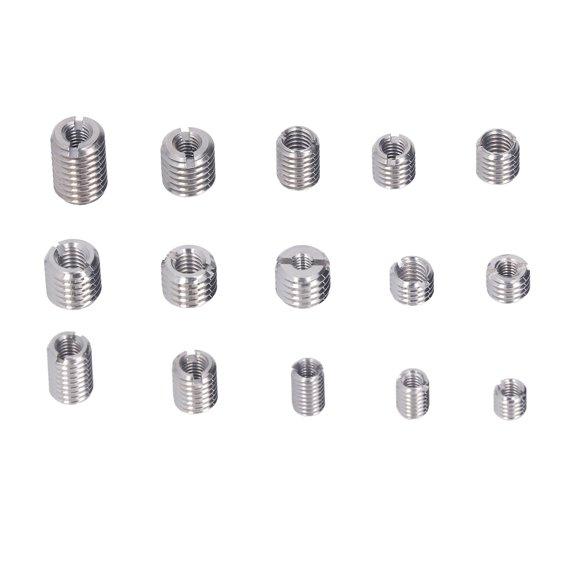 75-Piece 303 Stainless Steel Thread Repair Insert Kit with Storage Case