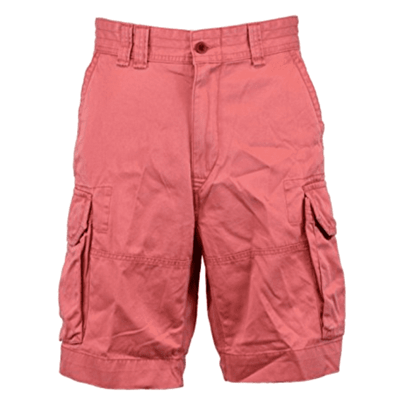 $75 Ralph Lauren Men's Gellar Fatigue Cargo Shorts, White, Size 30.