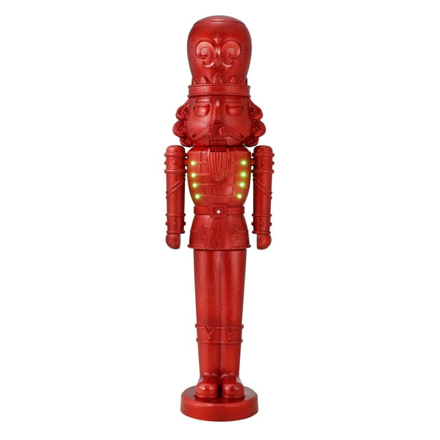 75" Red Nutcracker Blow Mold, Holiday Time, Christmas Decoration