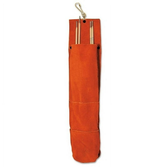 75 Rod Bags, 5 Lb Capacity, Side Split Cowhide, Brown | Bundle of 2 Each