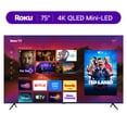 thumbnail image 1 of Roku Smart TV – 75-Inch Plus Series, 4K QLED Mini-LED TV – Roku TV with Enhanced Voice Remote, 1 of 19