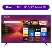 Roku Smart TV   75-Inch Plus Series, 4K QLED Mini-LED TV   Roku TV with Enhanced Voice Remote