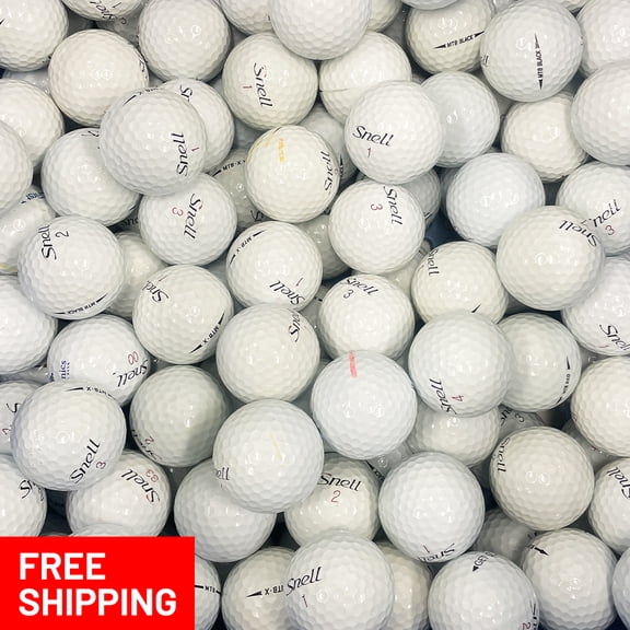 Pre-Owned 75 Snell White AAA Recycled Golf Balls, by Mulligan Golf Balls