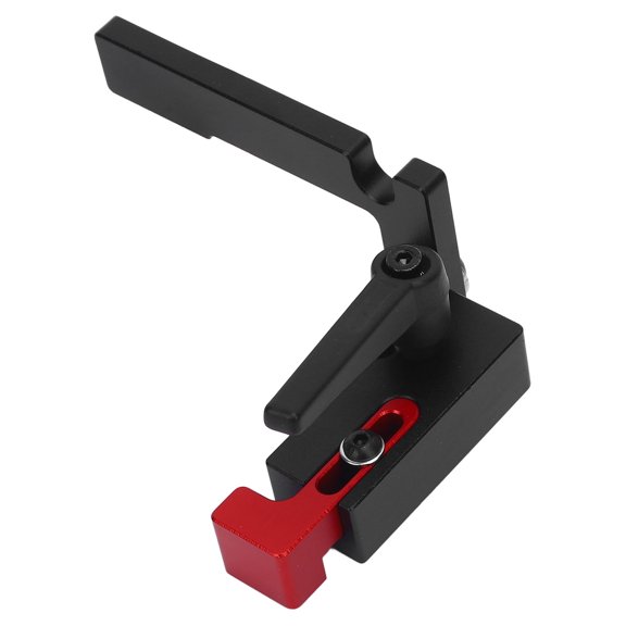 75 Type Miter Track Stop Aluminum Alloy Limit Fence Chute Flip Stopper for Woodworking Carpentry DIY Projects Manual Tool Accessories Precision Positioning Fixture Track Stop Limiter
