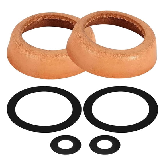 75 Type Water Pumps Repair Set Leather Washer & Rubber Gaskets Heavy Duty Manual Pumping Replacement Part for Manual