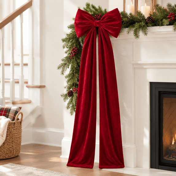 Ab Topper 75 X 20 Inch Extra Large Bowmas Tree Topper - Walmart.com